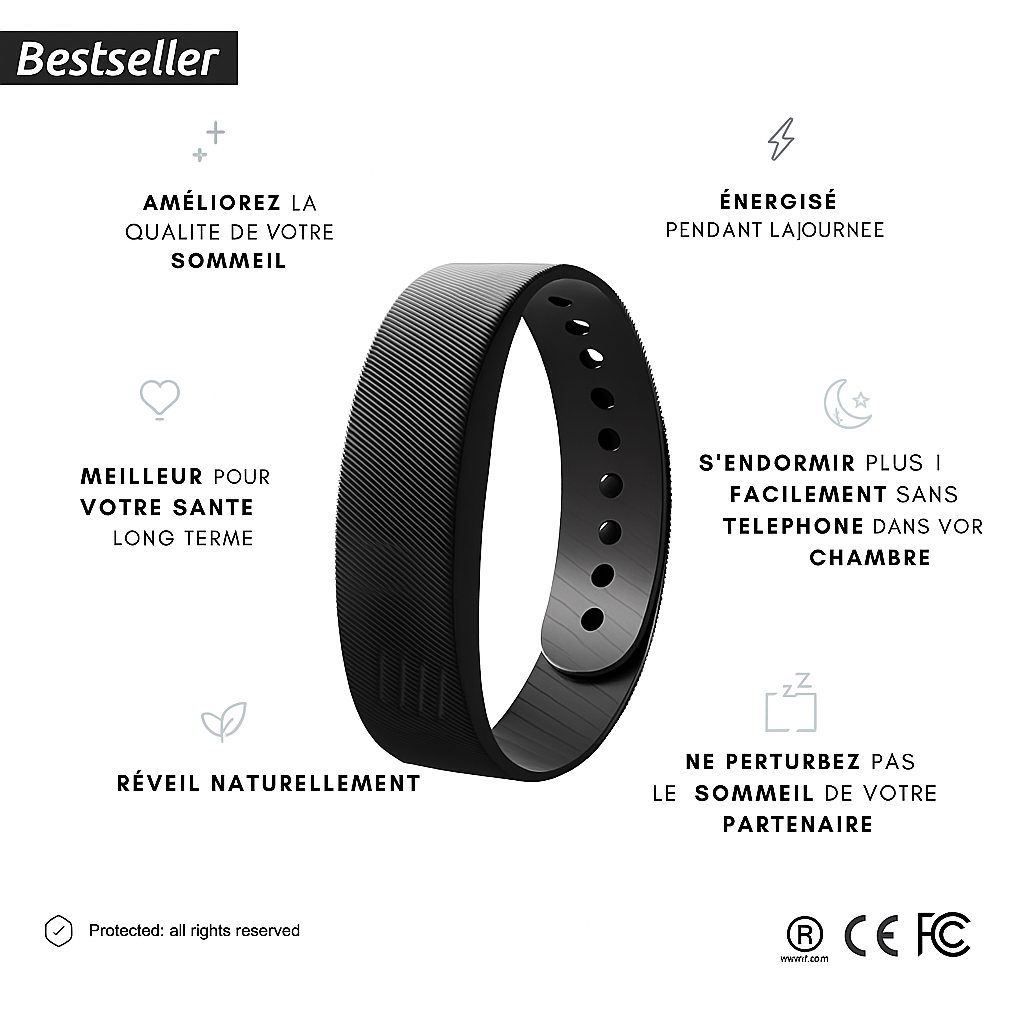 Réveil 100% efficace - noir